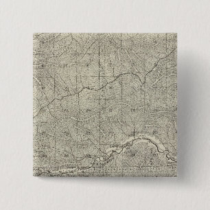 Fresno County, California 8 15 Cm Square Badge