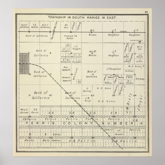 Fresno County, California Poster (Front)