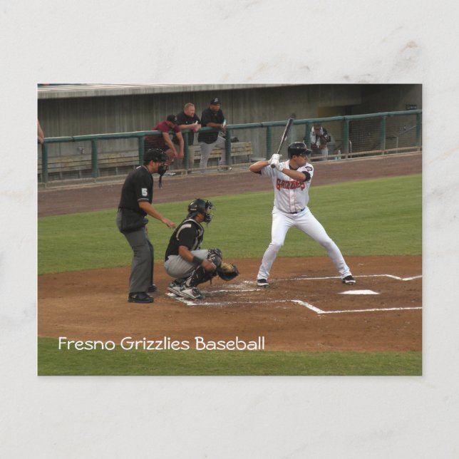 Fresno Grizzlies Baseball Postcard (Front)