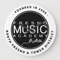Fresno Music Academy & Arts Wall Clock