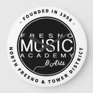 Fresno Music Academy & Arts Wall Clock