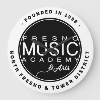 Fresno Music Academy & Arts Wall Clock