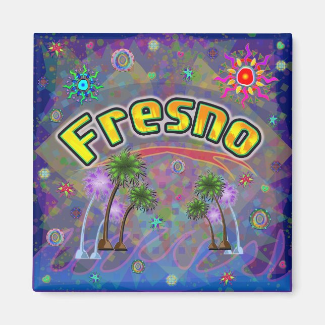 Fresno Noble Voyage Magnet (Front)