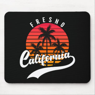 Fresno Retro Sunset Mouse Pad