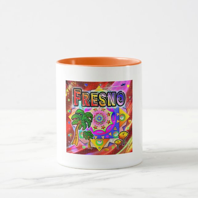 Fresno Tropical Friends Mug (Center)