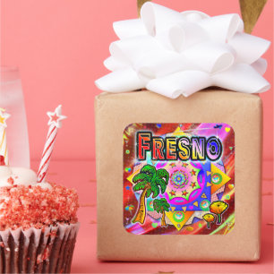 Fresno Tropical Friends Sticker