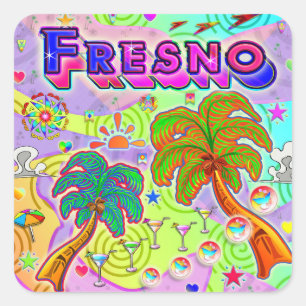 Fresno Vacation Target Sticker