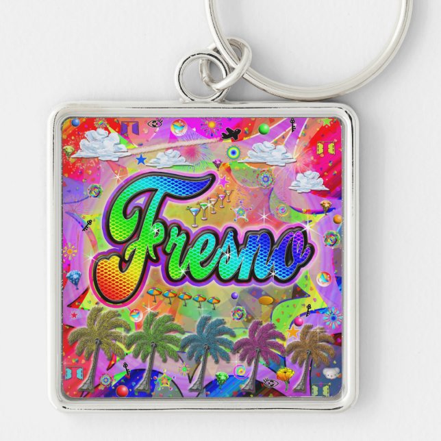 Fresno Vista Express Keychain (Front)