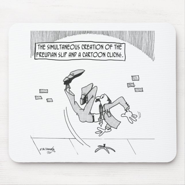 Freud Cartoon 3169 Mouse Mat (Front)