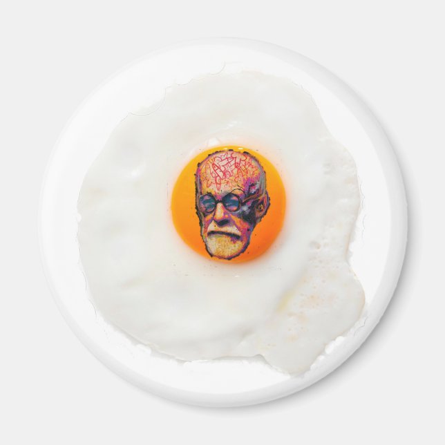 Freud Egg Magnet (Front)
