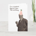 Freud Funny 18th Birthday Psychology Card<br><div class="desc">Funny Sigmund Freud 18th-birthday card for the psychologically-minded.</div>