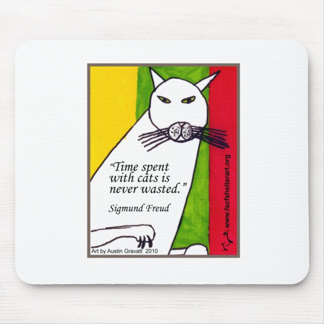 Freud Quote Mouse Mat (Front)