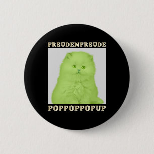 Freudenfreude Poppoppop Up Feline Lover Cat 6 Cm Round Badge
