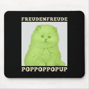 Freudenfreude Poppoppop Up Feline Lover Cat Mouse Mat