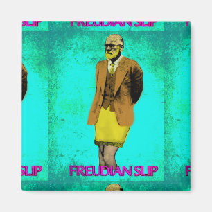 Freudian Slip Grunge Pop Art Meme Magnet