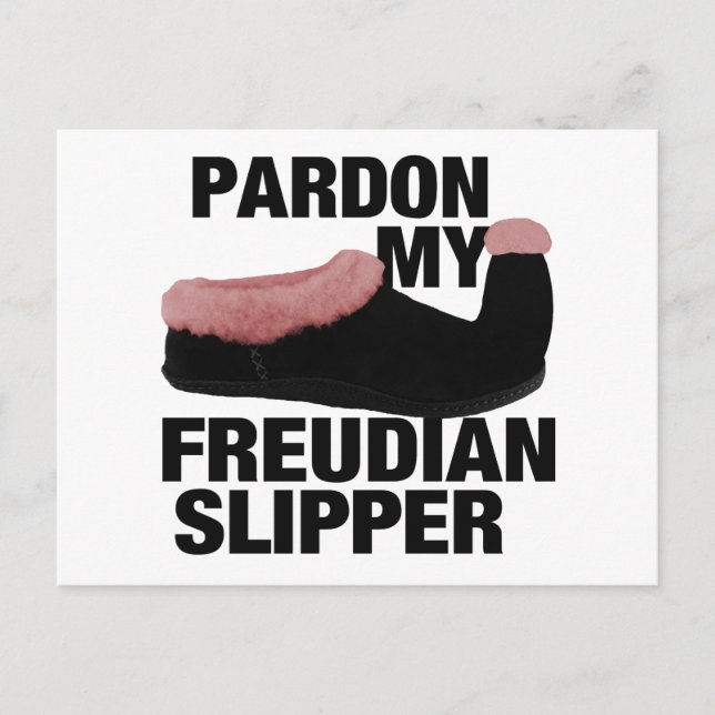 Freudian Slipper custom postcard (Front)