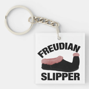 Freudian Slipper key chain