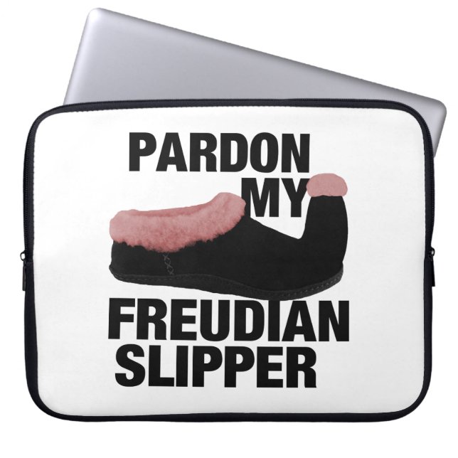 Freudian Slipper laptop sleeve (Front)