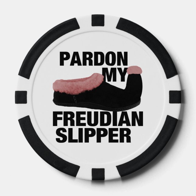 Freudian Slipper poker chips (Front)