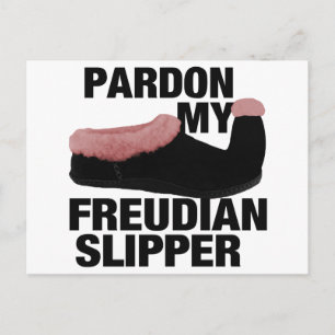 Freudian Slipper postcard
