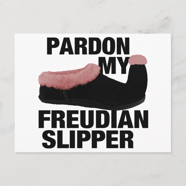 Freudian Slipper postcard (Front)