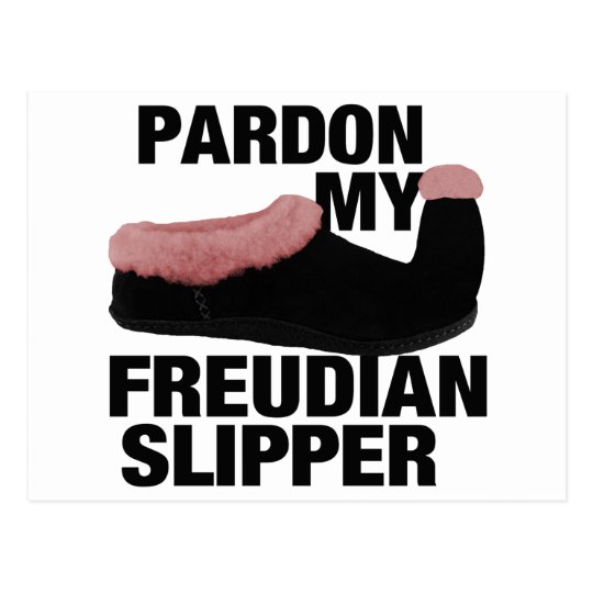 Freudian Slipper postcard