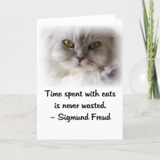 Freud's Cat Card