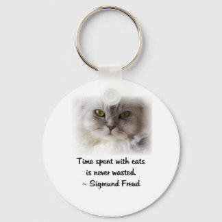 Freud's Cat Key Ring