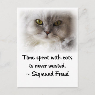 Freud's Cat Postcard