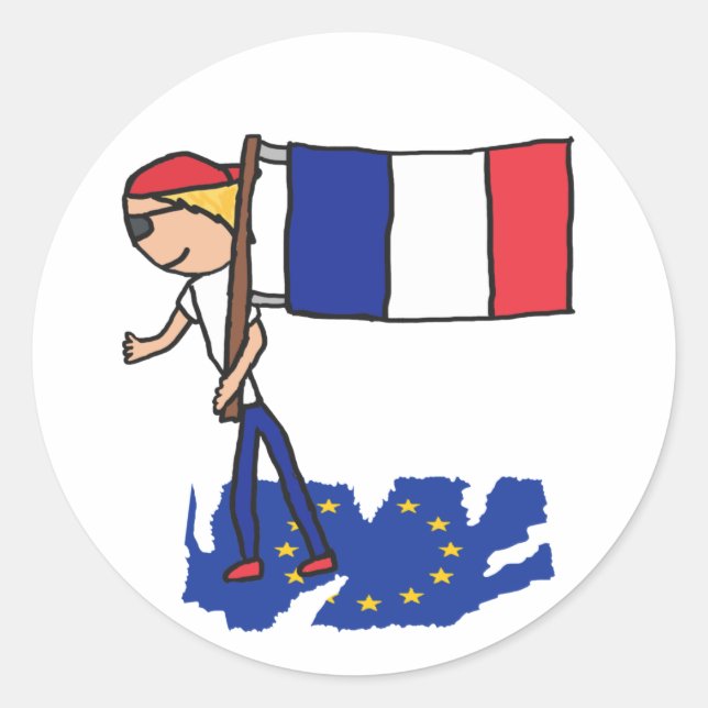 Frexit Classic Round Sticker (Front)