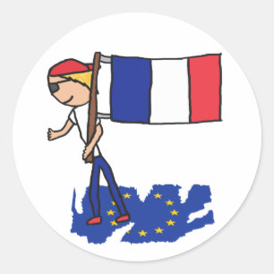 Frexit Classic Round Sticker