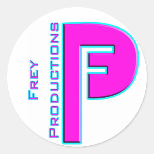 Frey Productions Hot Pink Sticker