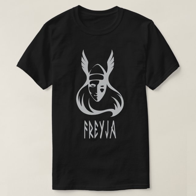 Freya  Freyja Goddess Norse Viking Woman  T-Shirt (Design Front)
