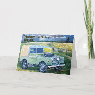 "FREYA" "Happy Birthday Son", Card