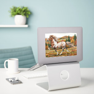 Freya Icelandic Horse in Autumn Forest