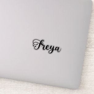 Freya Name - Handwritten Calligraphy