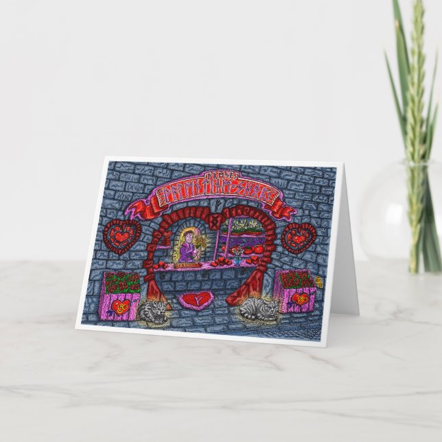 Freya’s Valentine Shop- Greeting Card (Front)