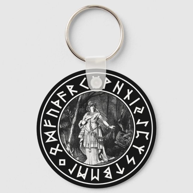 Freya Shield Key Ring (Front)
