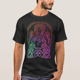 Freya Viking Goddess Freyja Norse Mythology Rainbo T-Shirt
