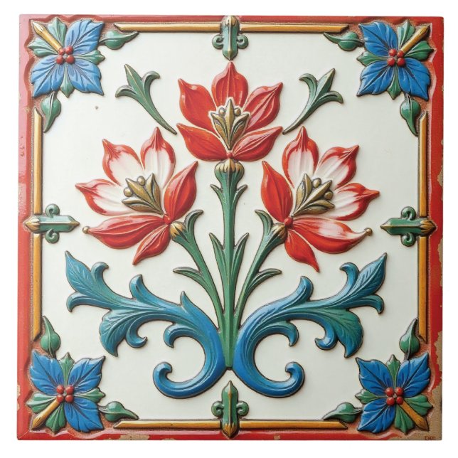 Freya's Bloom Tile (Front)
