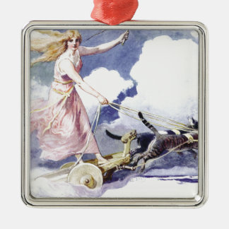 Freyja Metal Tree Decoration