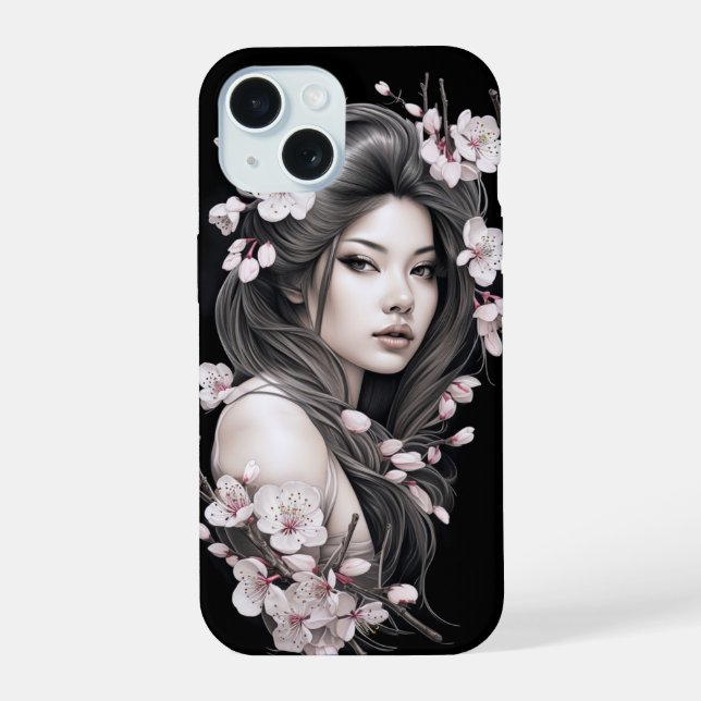 Freyja Sakura Cherry Blossoms Phone case (Back)
