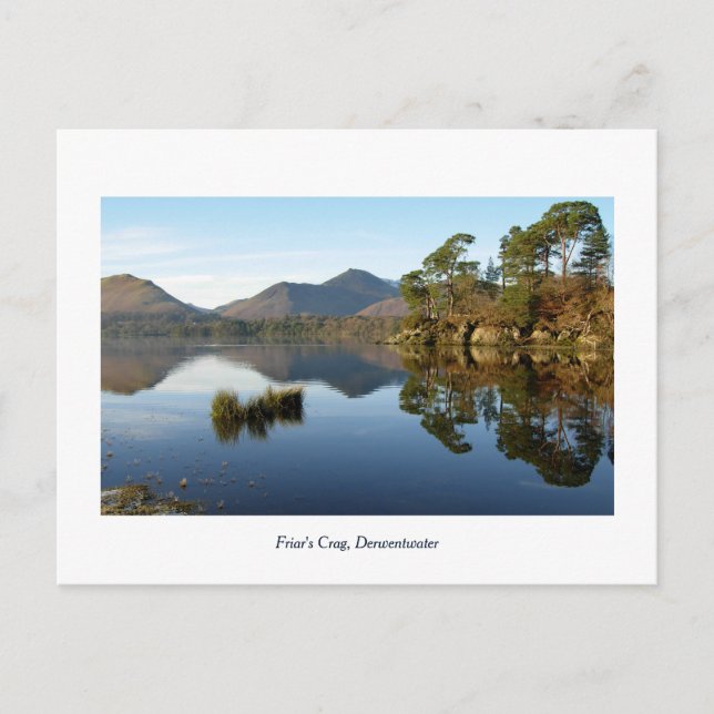 Friar's Crag, Derwentwater: Lake District, Cumbria Postcard (Front)