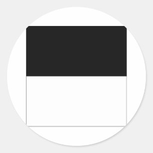 Fribourg Flag Classic Round Sticker