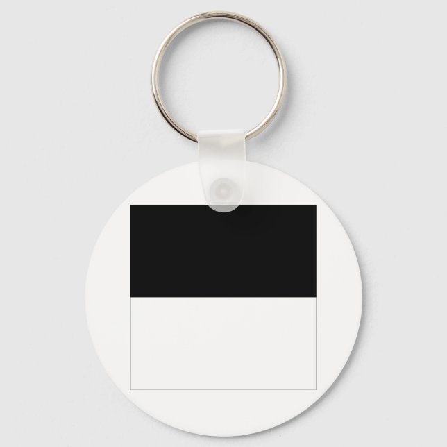 Fribourg Flag Key Ring (Front)