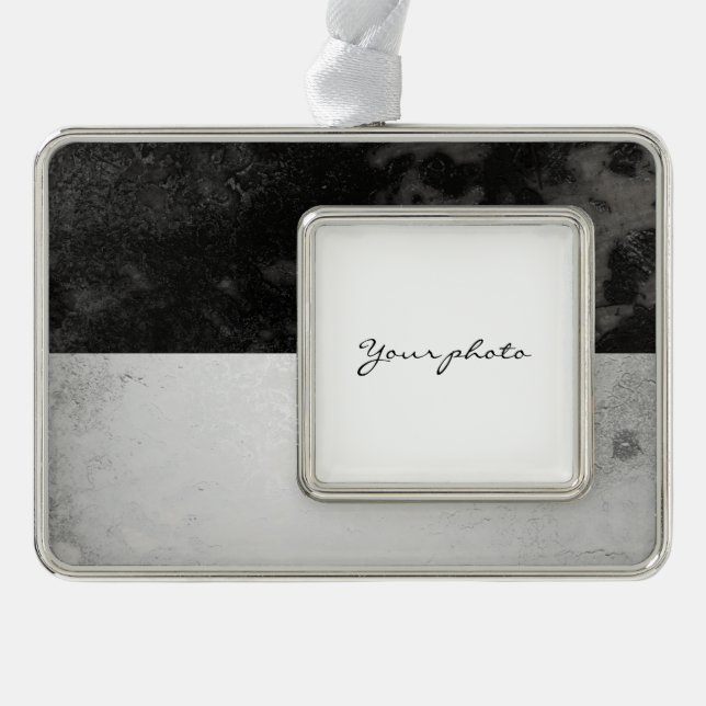 Fribourg Silver Plated Framed Ornament (Front)