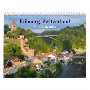 Fribourg Switzerland 2026 Calendar