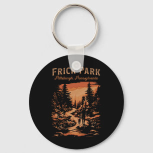 Frick Park Pittsburgh Pennsylvania Vintage Hiking Key Ring
