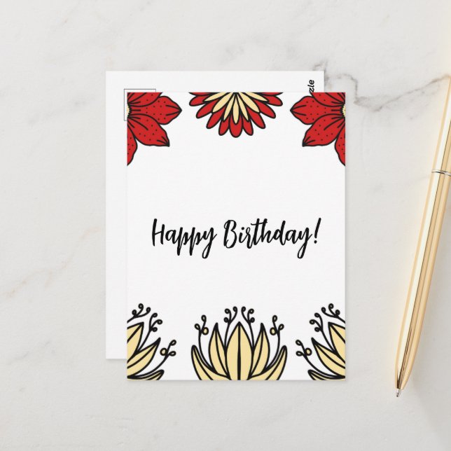 Frida Collection Birthday Card  (Front/Back In Situ)