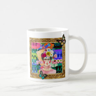 FRIDA Gets Framed, original art coffee mugs